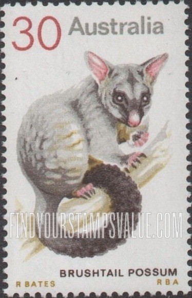 FindYourStampsValue: Brushtail possum