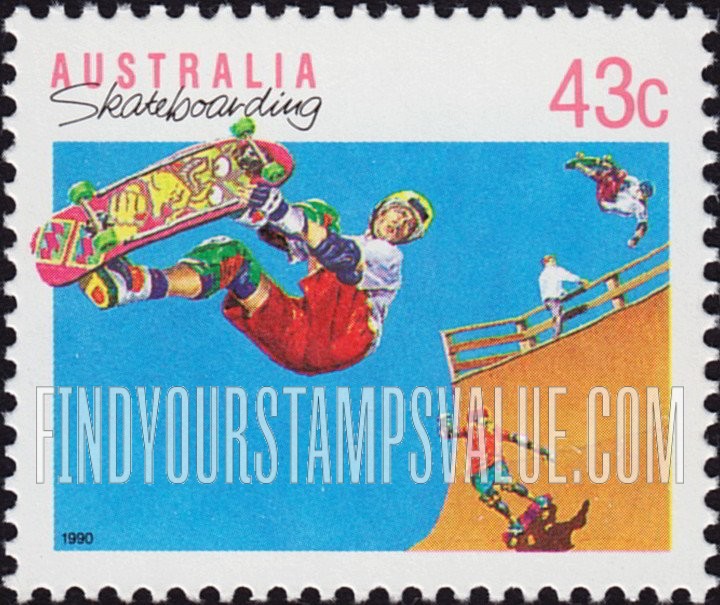 FindYourStampsValue: Sports: Skateboarding