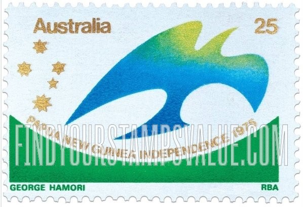 FindYourStampsValue: Bird in Flight and Southern Cross