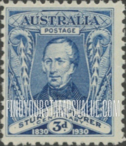 FindYourStampsValue: Captain Charles Sturt