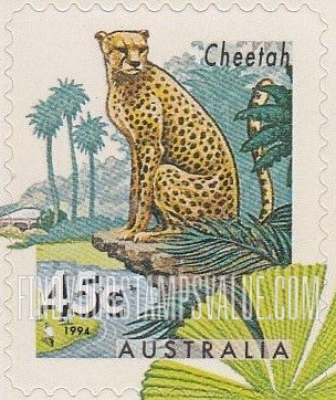 FindYourStampsValue: Cheetah, vertical