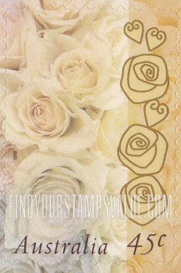 FindYourStampsValue: Greetings: Champagne roses