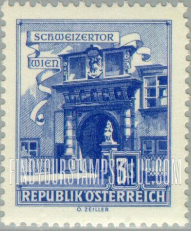 FindYourStampsValue: Buildings: Swiss Gate, Vienna
