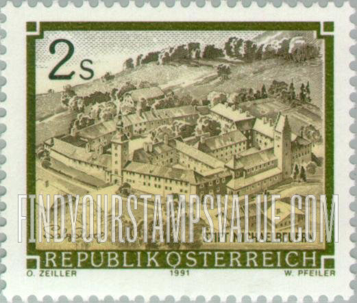 FindYourStampsValue: Monastery: Bendictine Monastery, Michaelbeuern
