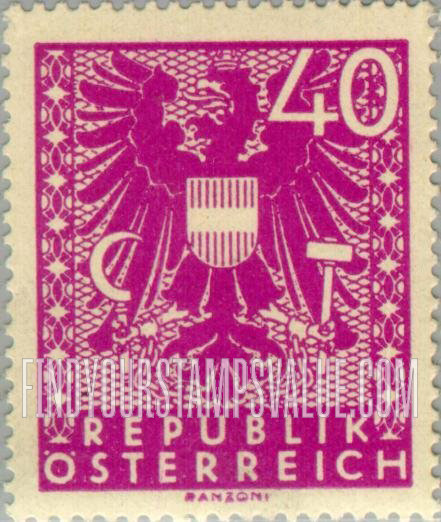FindYourStampsValue: For Use in Vienna, Lower Austria and Burgenland: Coat of Arms