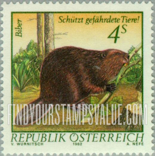FindYourStampsValue: Protection of Endangered Species: Beaver