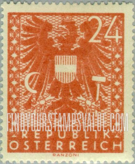 FindYourStampsValue: For Use in Vienna, Lower Austria and Burgenland: Coat of Arms