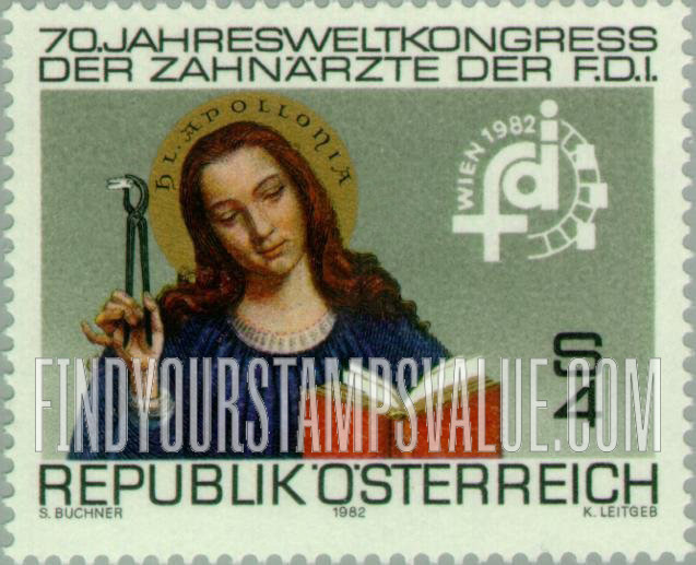 FindYourStampsValue: St. Apollonia (Patron Saint of Dentists)