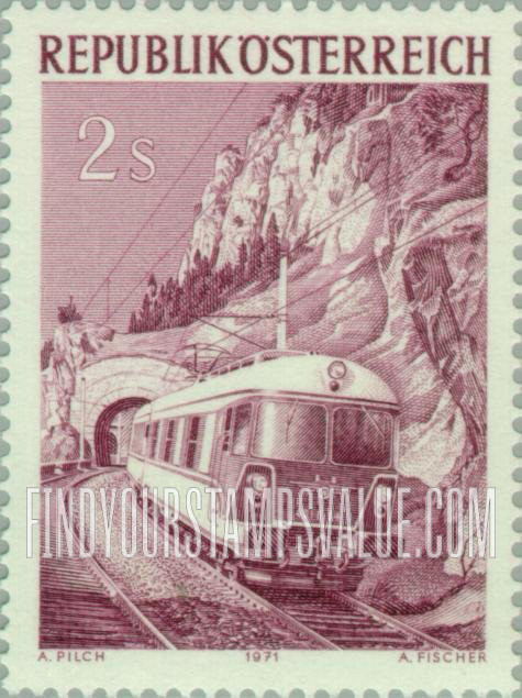 FindYourStampsValue: High-speed Train on Semmering