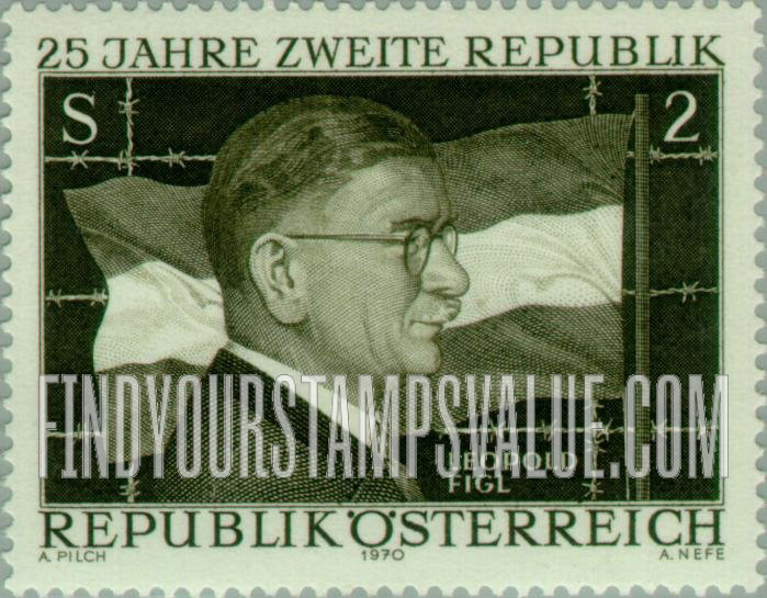 FindYourStampsValue: Chancellor Leopold Figl