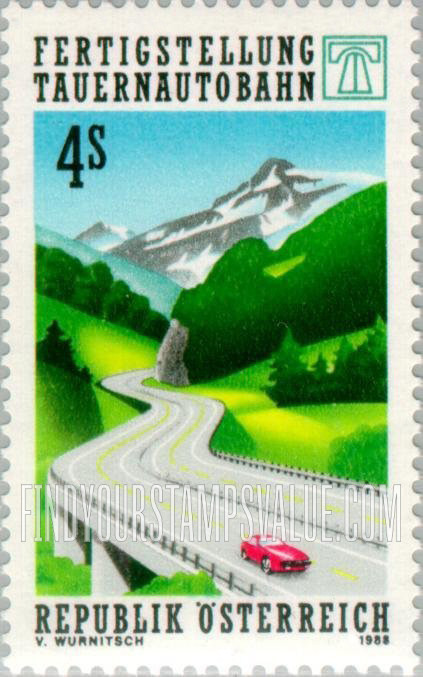 FindYourStampsValue: Tauern Motorway Opening
