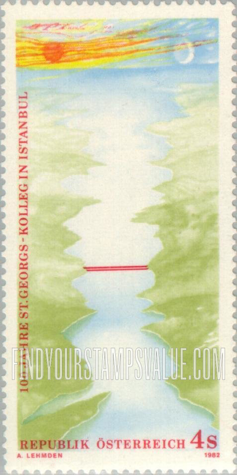 FindYourStampsValue: Centenary of St. George’s College, Istanbul: Bosporus