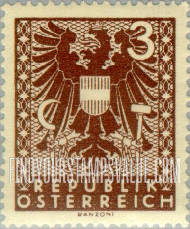 FindYourStampsValue: For Use in Vienna, Lower Austria and Burgenland: Coat of Arms