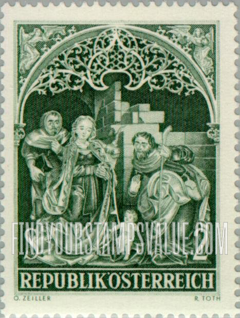 FindYourStampsValue: Nativity from 15th Century Altar