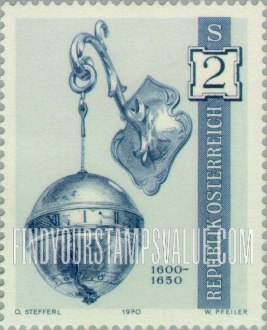 FindYourStampsValue: Old Clocks from Vienna Horological Museum: Pendant clock 1600-50