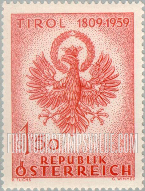 FindYourStampsValue: Coat of Arms, Tyrol