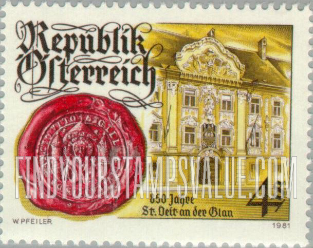 FindYourStampsValue: Town Hall and Town Seal of 1250