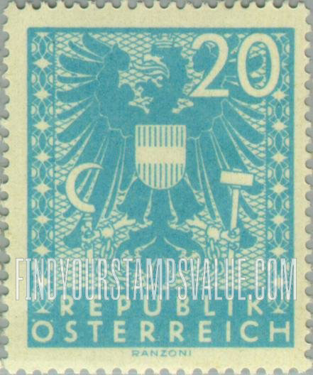 FindYourStampsValue: For Use in Vienna, Lower Austria and Burgenland: Coat of Arms