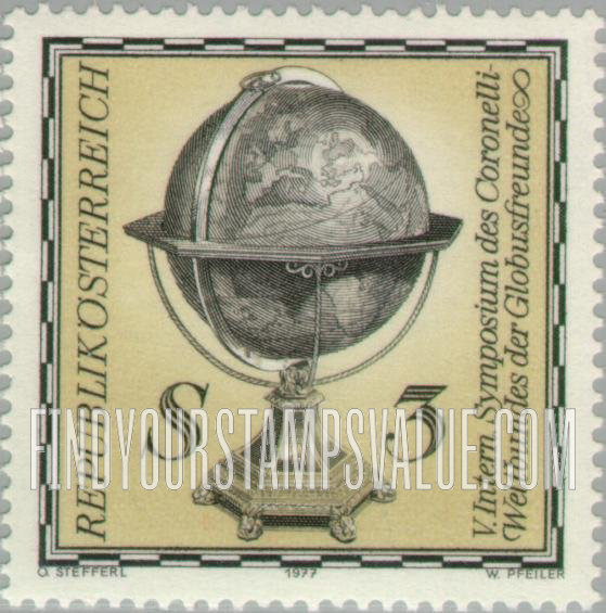 FindYourStampsValue: Globe, by Vincenzo Coronelli, 1688