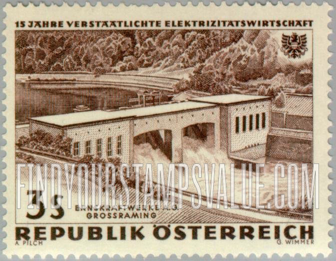 FindYourStampsValue: Hydroelectric Power Plants: Grossraming dam