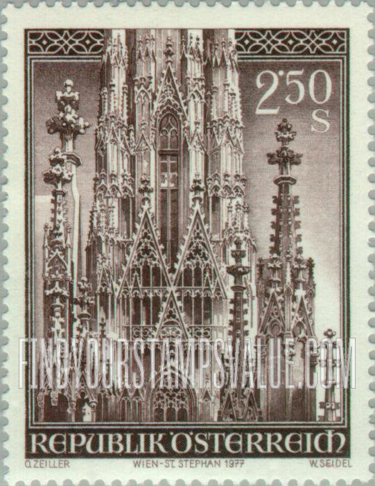 FindYourStampsValue: Great Spire, St. Stephen’s Cathedral