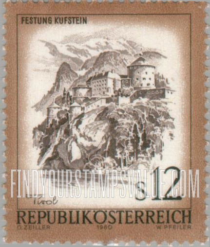 FindYourStampsValue: Kufstein Fortress