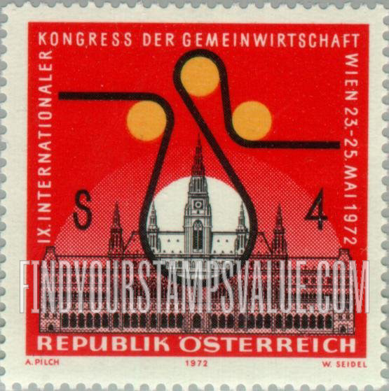 FindYourStampsValue: City Hall, Congress Emblem