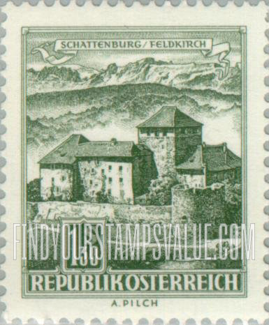 FindYourStampsValue: Buildings: Schatten Castle, Feldkirch, Vorarlberg