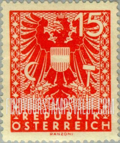 FindYourStampsValue: For Use in Vienna, Lower Austria and Burgenland: Coat of Arms