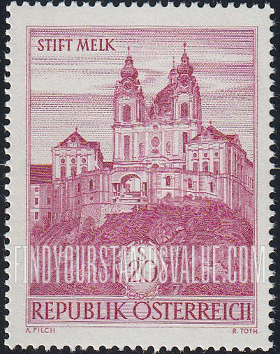 FindYourStampsValue: Buildings: Melk Abbey