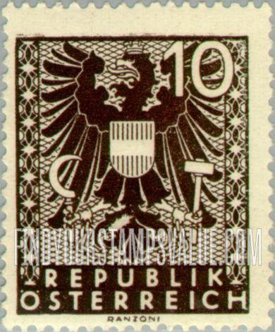 FindYourStampsValue: For Use in Vienna, Lower Austria and Burgenland: Coat of Arms