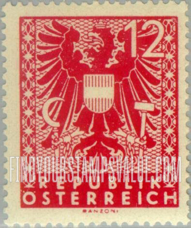 FindYourStampsValue: For Use in Vienna, Lower Austria and Burgenland: Coat of Arms