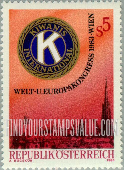 FindYourStampsValue: Kiwanis International Convention, Vienna