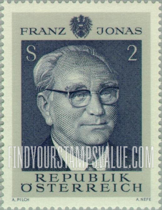FindYourStampsValue: President Franz Jonas