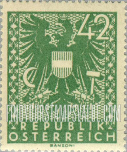 FindYourStampsValue: For Use in Vienna, Lower Austria and Burgenland: Coat of Arms
