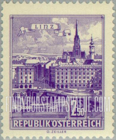 FindYourStampsValue: Buildings: Danube Bridge, Linz