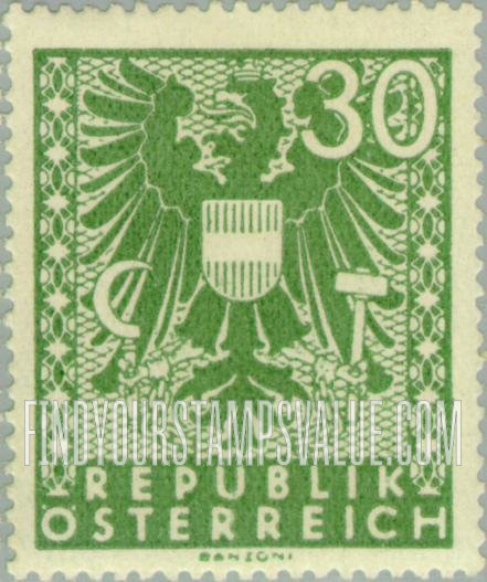 FindYourStampsValue: For Use in Vienna, Lower Austria and Burgenland: Coat of Arms