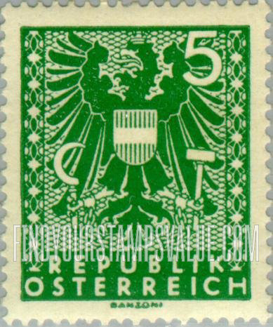 FindYourStampsValue: For Use in Vienna, Lower Austria and Burgenland: Coat of Arms