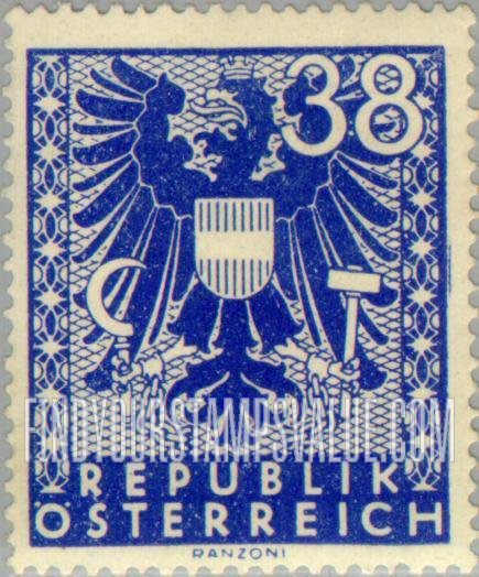 FindYourStampsValue: For Use in Vienna, Lower Austria and Burgenland: Coat of Arms