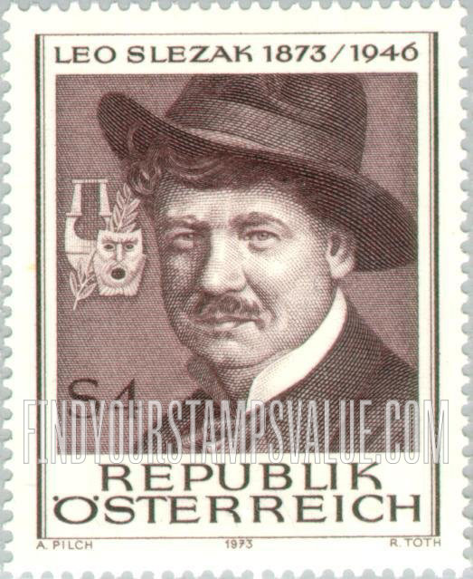 FindYourStampsValue: Leo Slezak (1873-1946), Operatic Tenor