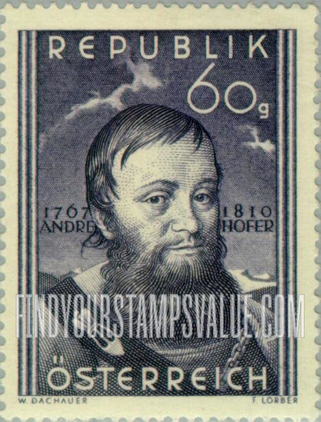 FindYourStampsValue: Andreas Hofer