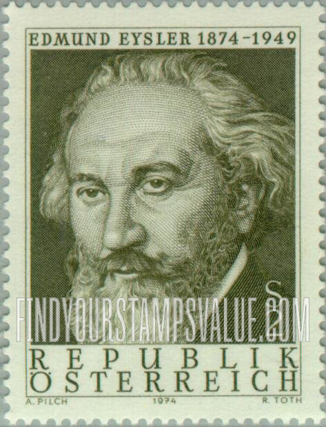 FindYourStampsValue: Edmund Eysler (1874-1949), Composer