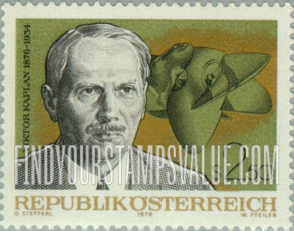 FindYourStampsValue: Viktor Kaplan, Kaplan Turbine