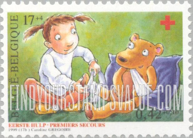 FindYourStampsValue: Semi-Postal, Solidarity: First aid