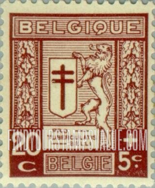 FindYourStampsValue: Semi-Postal: Lion and Cross of Lorraine