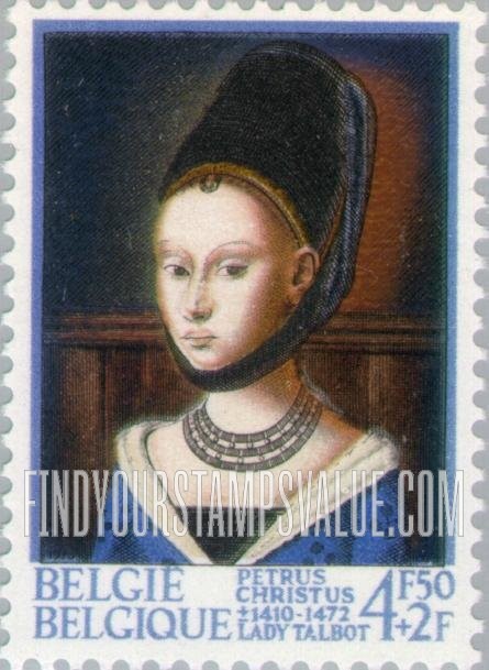 FindYourStampsValue: Semi-Postal: Lady Talbot, by Petrus Christus