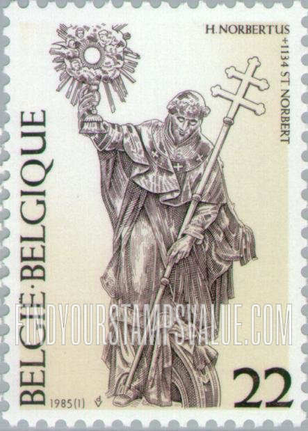 FindYourStampsValue: St. Norbert, 850th Death Anniversary