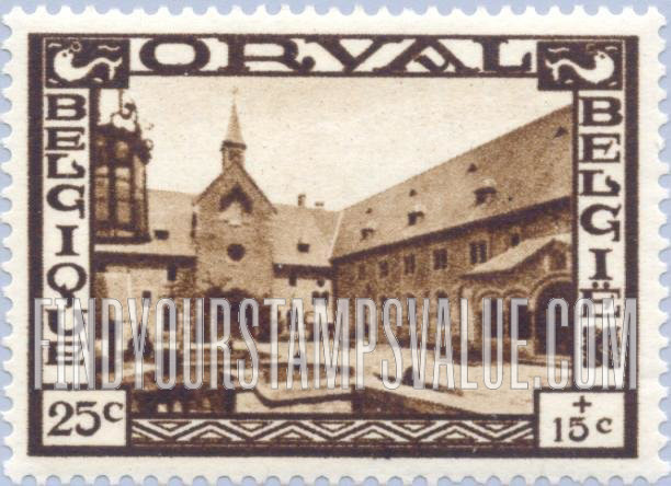 FindYourStampsValue: Semi-Postal: Guests, courtyard