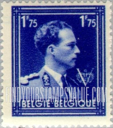 FindYourStampsValue: Leopold III, Crown and V