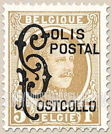 FindYourStampsValue: Parcel Post and Railway: King Albert I